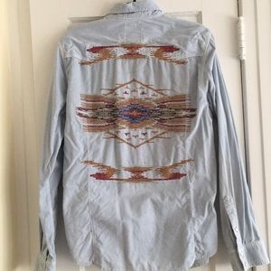 True religion button down shirt